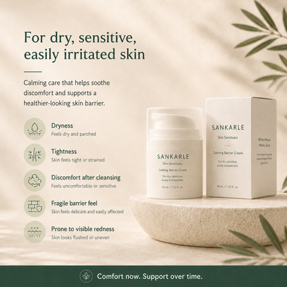 Calming Barrier Cream for dry sensitive and easily irritated skin